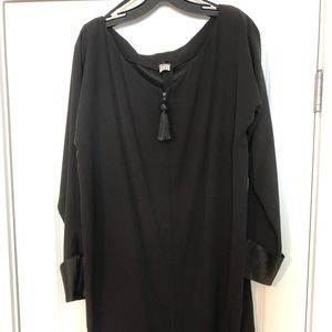 Black cocktail dress